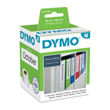 Dymo LabelWriter Lever Arch File Labels 59mm x 190mm White 110 Pack S0722480