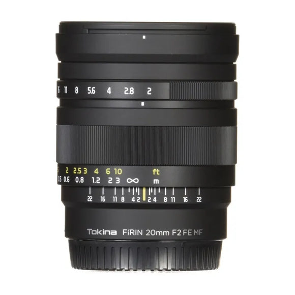 Tokina FiRIN 20mm f/2 FE MF Camera Lens for Sony E-Mount (Manual Focus)