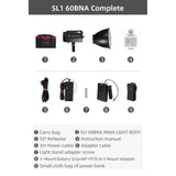 iFootage Anglerfish SL1 60BNA Bi-Color LED Light Complete Set Kit with Bag Case IF-401000126