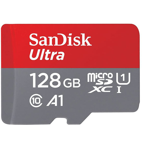 SanDisk Ultra 128GB microSDXC A1 C10 U1 UHS-I 140MB/s Flash Micro SD Memory Card