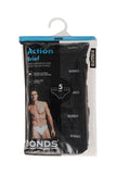 Bonds 15 Pack Mens Action Briefs Comfy Cotton Undies Underwear Black M8OS5I Bulk