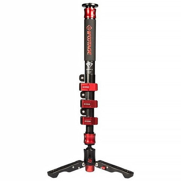 iFootage Cobra 2 A120-II Aluminium Camera Monopod with Low Profile Tripod + Bag IF-A120