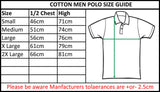 2 Pack Mens Cotton Blank Plain Jersey Golf Polo Collared T Shirt Tee Tops Bulk