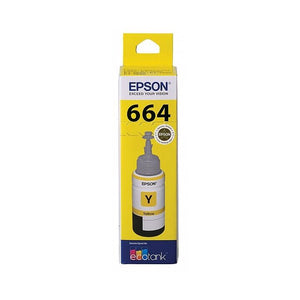 Epson T664 Yellow EcoTank 664 Toner Ink Bottle C13T664492 Genuine Original