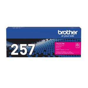 Brother TN257 Magenta Ink Cartridge Toner TN-257M Genuine Original