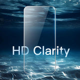 For Apple iPhone 16 Clear Phone Case Cover and Soft Film Screen Protector Guard