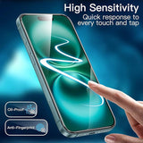 2 Set Tempered Glass Screen Protector for Apple iPhone 16 PLUS Front and Back Film Guard Bulk