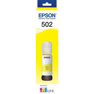 Epson T502 Yellow EcoTank 502 Ink Toner Bottle C13T03K492 Genuine Original