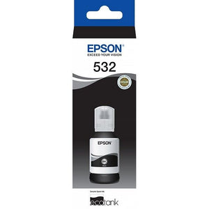 Epson T532 Black EcoTank 532 Ink Toner Bottle C13T03J192 Genuine Original