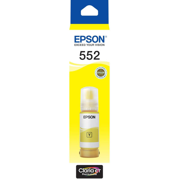 Epson T552 Yellow EcoTank 552 Ink Bottle Toner C13T06W492 Genuine Original