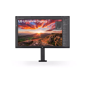 LG 31.5'' UltraFine UHD 4K ERGO 16:9 IPS 3840x2160 5ms 60Hz HDMI USB-C Monitor PC Computer Display 32UN880K-B.AAU