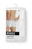 Bonds 2 Pack Extra Support Briefs Mens Boxer White Comfy Undies Underwear M81L