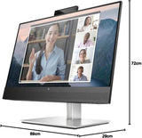 HP E24mv G4 23.8" FHD IPS 16:9 1920x1080 Webcam Speaker Conferencing Monitor 169L0AA