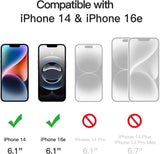 3pcs Soft PET Film Screen Protector Guard for Apple iPhone 16e Front Bulk