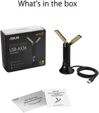 ASUS USB-AX56 Dual Band AX1800 USB WiFi 6 Adapter WPA3 Network Security MU-MIMO