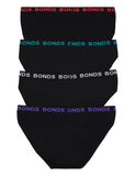 20 Pack Bonds Hipster Briefs Big Mens Plus Size Black 3XL-7XL Underwear Bulk Undies Comfy Cotton MVY94W