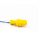 20 Pairs Safetyware Reusable Corded Ear Plugs Noise Reduction Cancelling Work Sleeping Bulk HP-201 TPR DuraFit Yellow