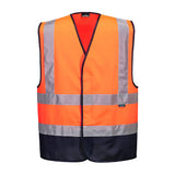 10x Portwest Hi Vis Vest Safety Reflective Tape High Visibility Workwear Bulk Contrast Orange Class D/N Day & Night
