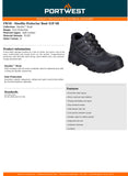 Portwest Steelite Protector Boots Safety Work Steel Toe Cap Leather Shoes Black Mens FW10 S1P SR