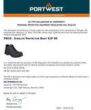 Portwest Steelite Protector Boots Safety Work Steel Toe Cap Leather Shoes Black Mens FW10 S1P SR