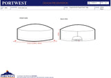 Portwest S899 Chefs Skull Cap Adjustable Water Resistant Hat for Men & Women Kitchen Cooking Baker Restaurants Catering
