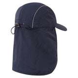 5 Pack Portwest Breathable Sun Shield Cap Reflective Safety Work Hat Neck Protection Shade Visor Navy Bulk