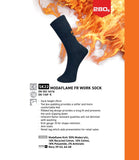 2 Pair Portwest Modaflame FR Work Safety Socks Fire Flame Resistant Calf Protection Navy Bulk PPE