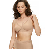 Triumph True Shape Sensation Minimiser Wire Free Bra Underwear Beige Size 18D