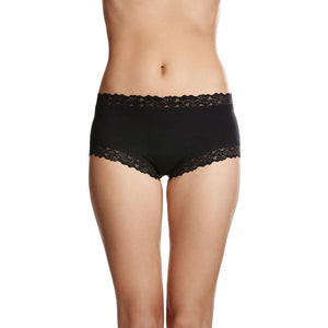 Jockey Parisienne Classic Boyleg Lace Womens Silky Underwear Panties Briefs WWLF