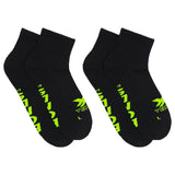 2 Pairs Bonds X-Temp 1/4 Quarter Crew Mens Cotton Cooling Athletic Sports Socks SXX72N