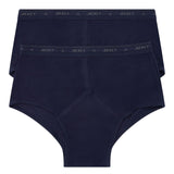 2 Pack Jockey Y-Front Briefs Mens Comfy Cotton Underwear Undies Boxer Bulk Navy