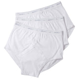 3 Pack Jockey Y Front Briefs Mens Comfy Cotton Underwear Undies Boxer Bulk White