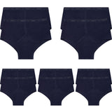10 Pack Jockey Y-Front Briefs Mens Comfy Cotton Underwear Undies Boxer Navy Bulk