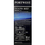 Portwest 1 Pair Detectable Disposable Corded PU Soft Foam Ear Plugs Anti Noise Reduction Cancelling for Work Sleeping Blue with String EP30