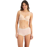 2x Jockey Parisienne Bamboo Full Brief Lace Womens Underwear Panties Black Dusk Bulk