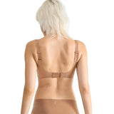 8 Pack Sloggi Zero Feel 2.0 Soft Bra Womens Crop Top Nostalgic Brown Padded Wire Free Wireless Invisible Comfort Bulk