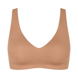 8 Pack Sloggi Zero Feel 2.0 Soft Bra Womens Crop Top Nostalgic Brown Padded Wire Free Wireless Invisible Comfort Bulk