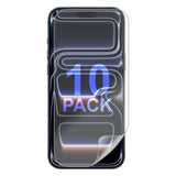 10 Pack Soft PET Film Screen Protector Guard for Apple iPhone 17 PRO MAX Bulk
