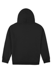 Personalised Mens Custom Printed Hoodie Sweatshirt Logo Text Printing Black