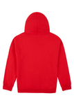 Personalised Mens Custom Printed Hoodie Sweatshirt Logo Text Printing Red