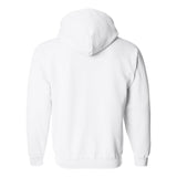 Personalised Mens Custom Printed Zip Hoodie Sweatshirt Logo Text Printing White