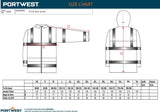 4 Pack Portwest Hi Vis Orange Waterproof Windproof Vented Safety Rain Jacket Raincoat Bulk H440