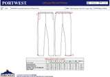 Portwest Classic PVC Coated Waterproof Vented Rain Suit Jacket Pants Raincoat Hooded L440