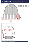 Portwest Insulatex Knit Microfibre Windproof Work Cap Beanie Hat Mens Women B013