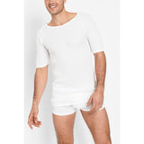 6 Pack Bonds Aircel Thermal Short Sleeve Tee Mens T-Shirt White Raglan Waffle Knit Bulk MVNK Undergarment