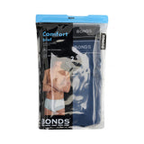 4 Pack Bonds Comfort Briefs Soft Cotton Classic Underwear Undies Black/Navy Bulk MVMF2A