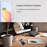 For Samsung Galaxy S26 Clear Back Case Cover and Tempered Glass Screen Protector