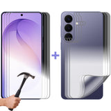 3 Set Tempered Glass Screen Protector for Samsung Galaxy S26+ PLUS Front and Back Soft Film Bulk