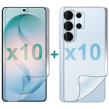 10 Set Soft PET Film Screen Protector for Samsung Galaxy S26 ULTRA Front and Back Bulk