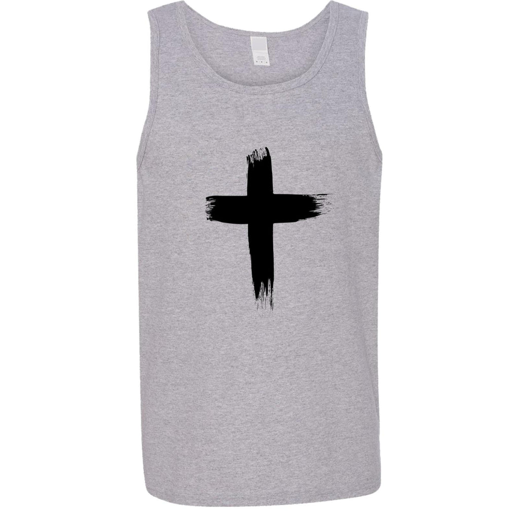 Faith Jesus Cross Christian Religion Mens Sport Grey Tank Top Singlet ...